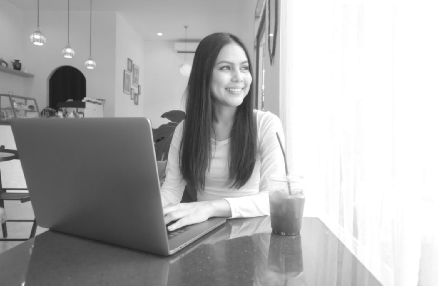 Financial data analysis workspace with charts and planning materials